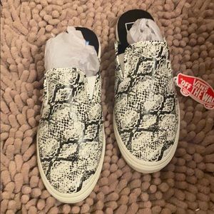 Vans Snakeprint Mules